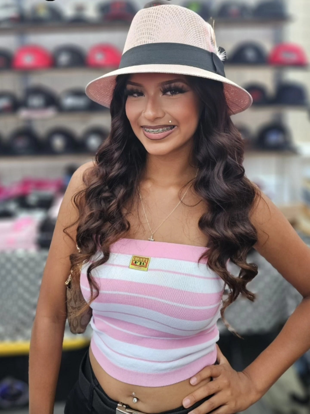 Pink OG Lowrider Brim