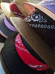 Brown OG Lowrider Brim Bandana Hat