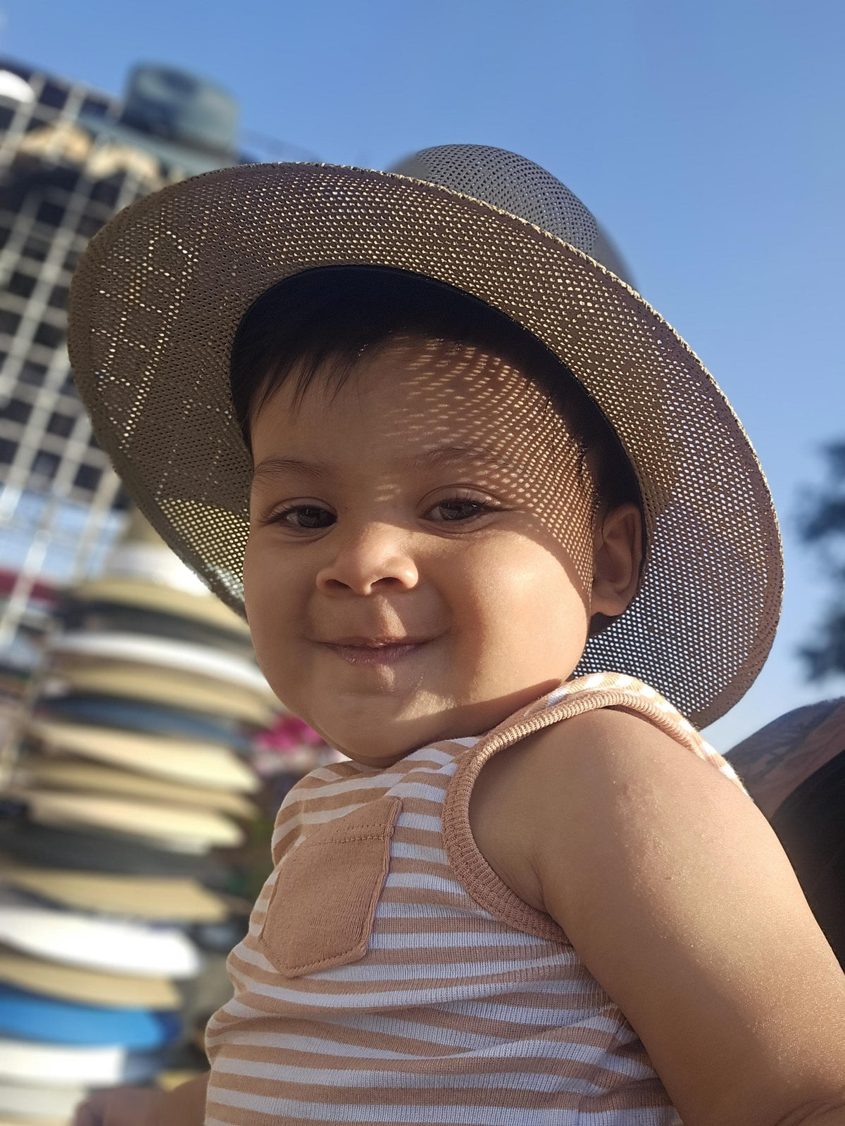 Kids Mocha Original Lowrider Derby Hat