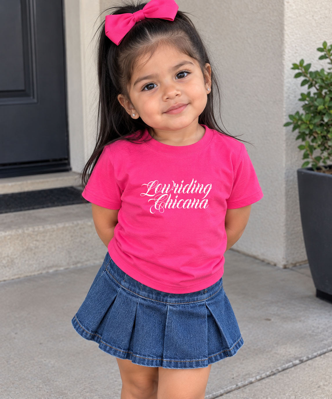 Kids Lowriding Chicana Tee