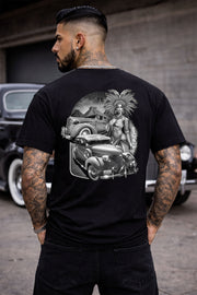 Lowriding Chicano 38-39 Fleetline Aztec Princess Lowrider Tee